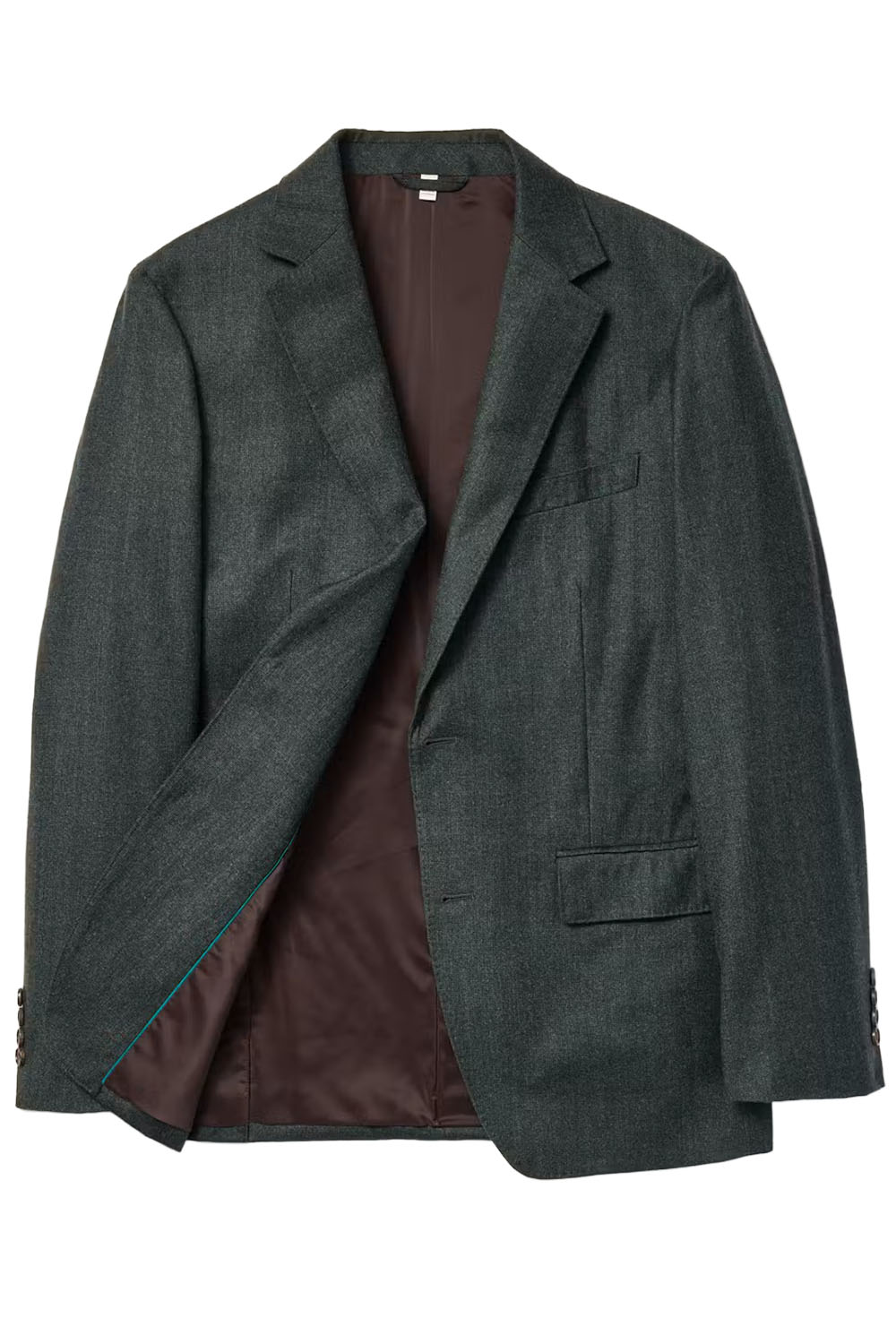 Bonobos - Jetsetter Slim Wool Blazer - Green Nailhead - Flatlay