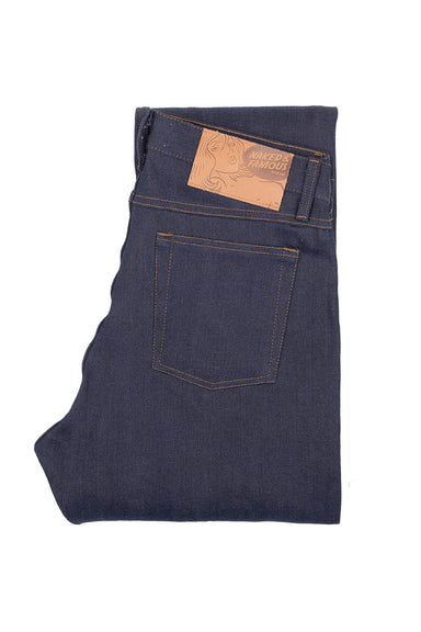 Naked & Famous - Weird Guy - Coffee Dye Selvedge - Flatlay