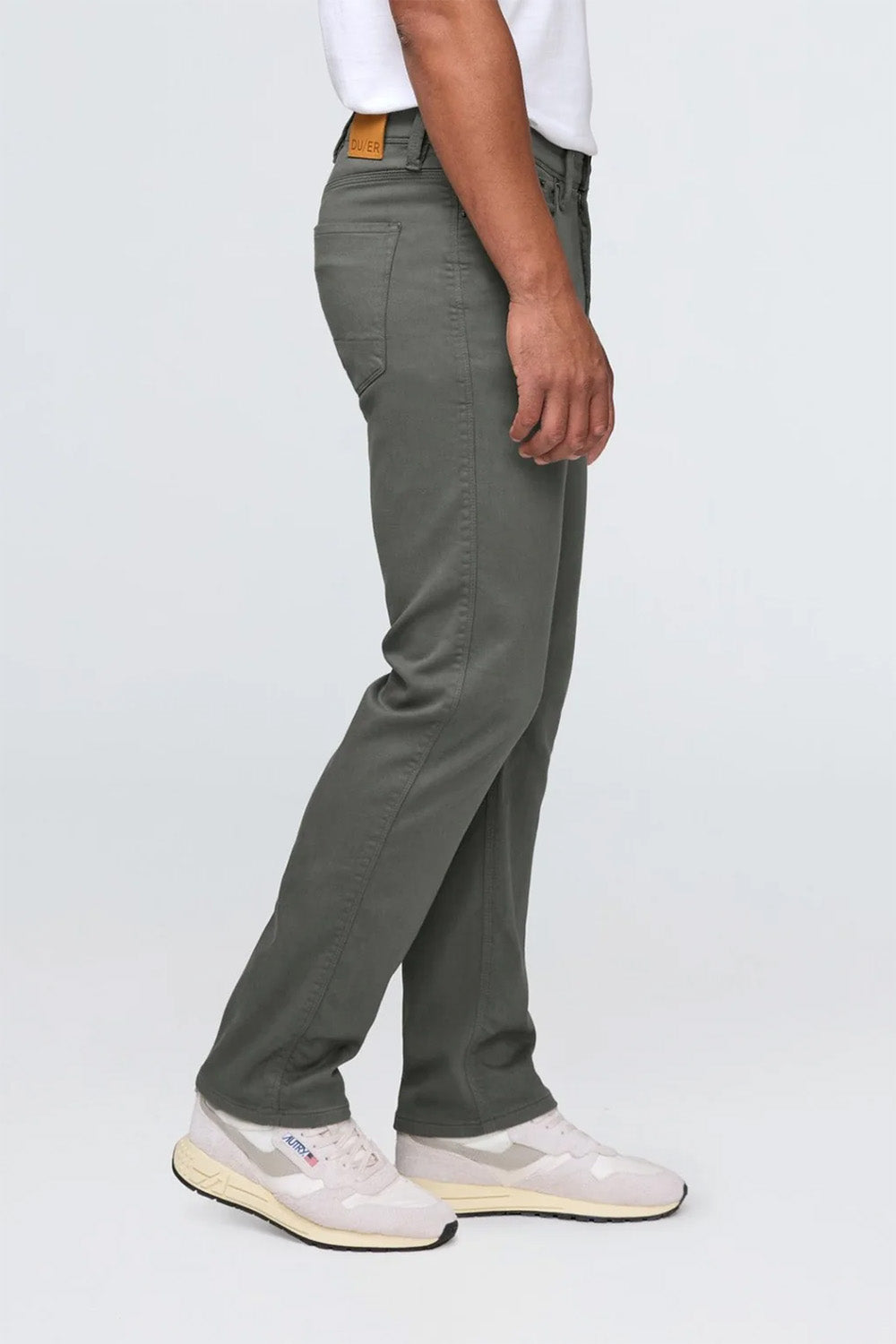 Duer No Sweat Straight in Gull — Profile view