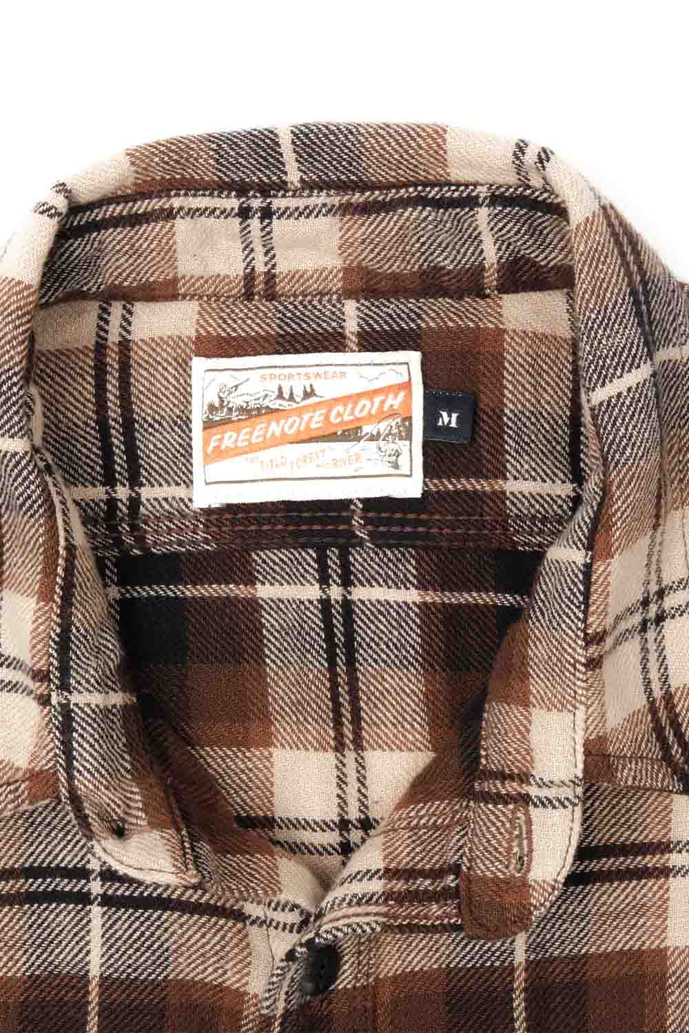 Freenote - Jepson Plaid Woven - Hickory Plaid - Collar