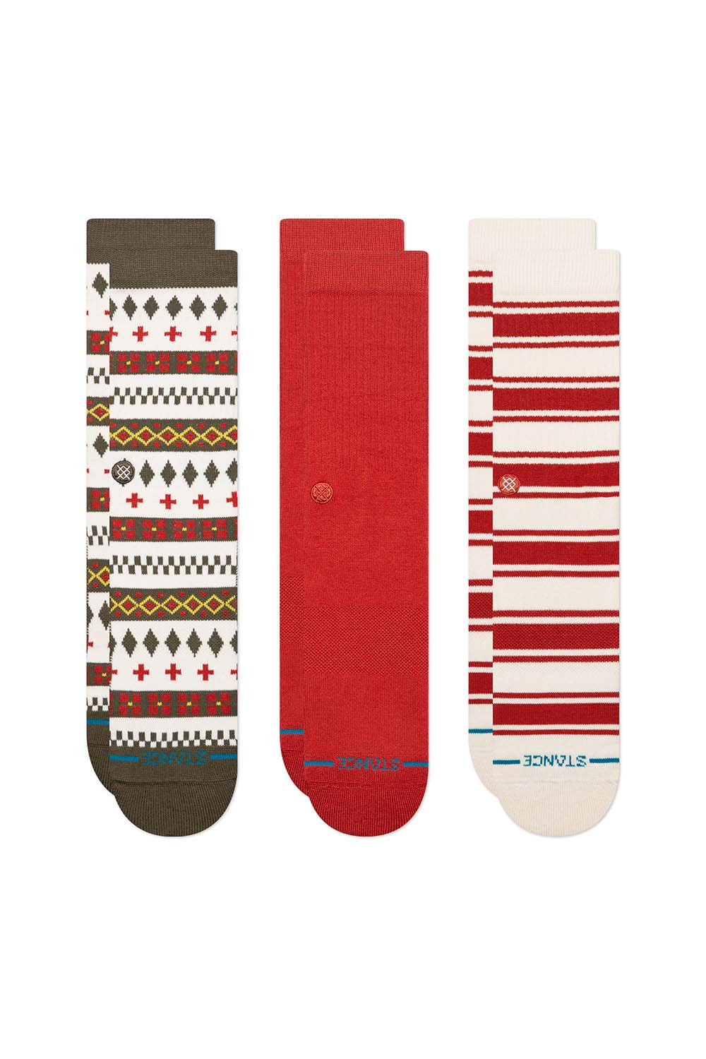 Stance - Cabin Days Crew 3 Pack -  Multi