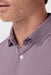 Mizzen+Main Leeward Dress Shirt in Merlot Peter Gingham — Detail collar view