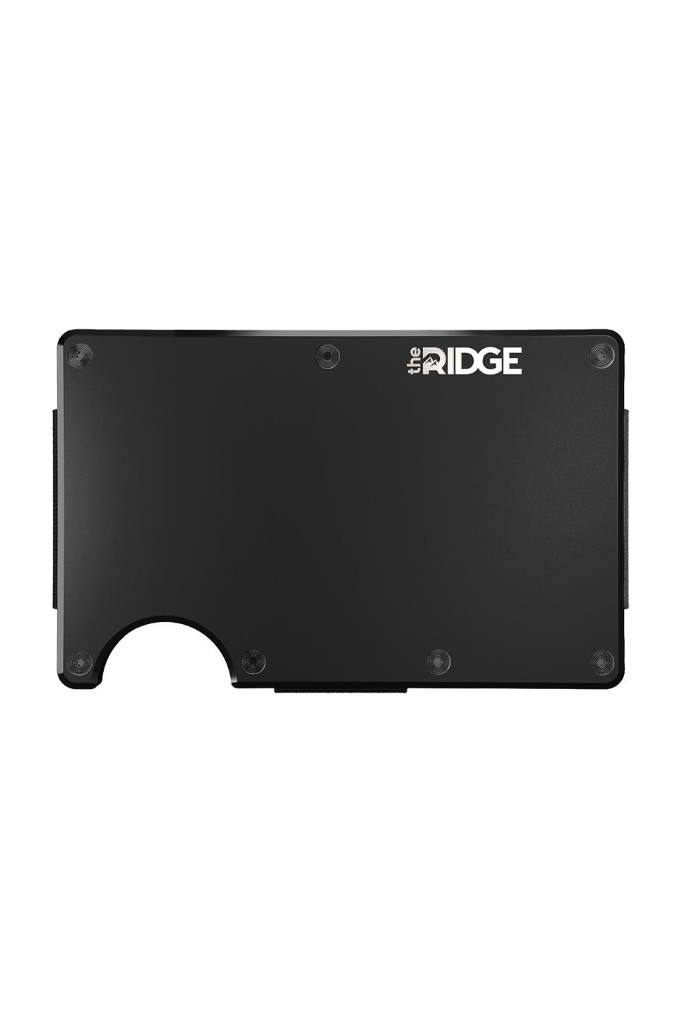 Ridge Wallet - Aluminum - Money Clip - Black