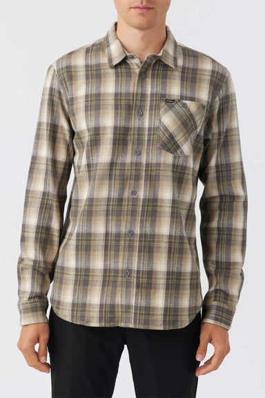 O'Neill - Redmond Stretch Flannel - Khaki - Front
