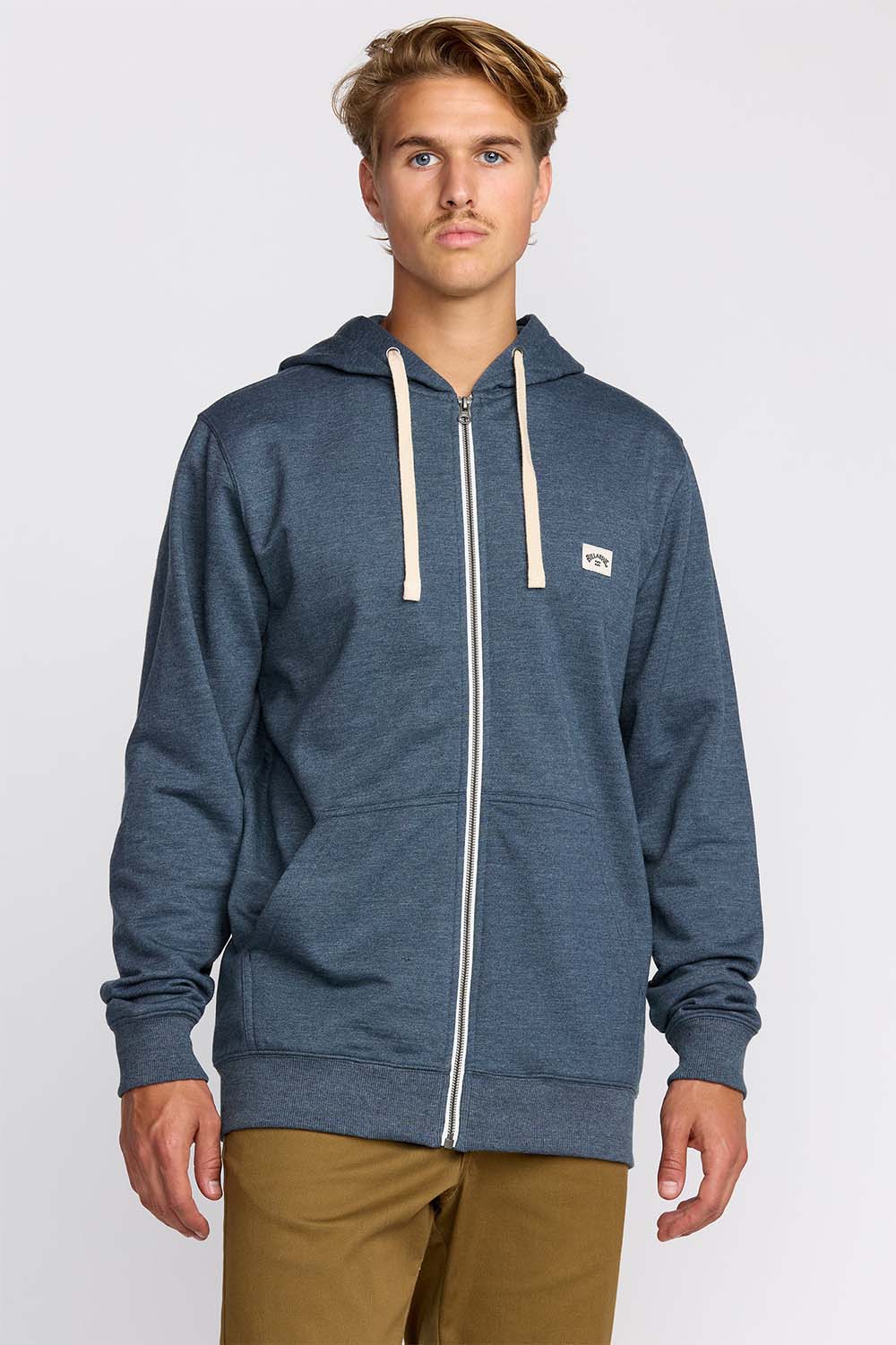 Billabong ALL DAY ZIP UP Midnight Blue Front