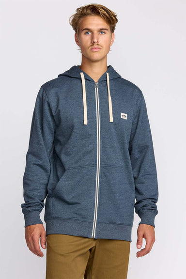Billabong ALL DAY ZIP UP Midnight Blue Front