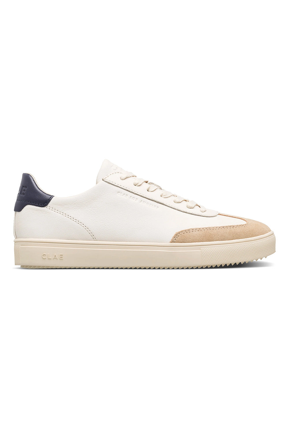 Clae - Deane - Off White Safari Navy - Side