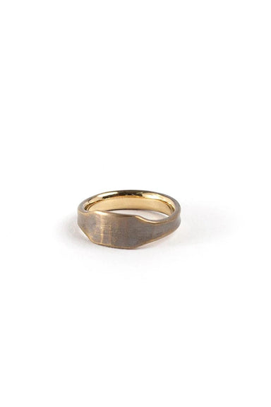 Studebaker Metals - Signet Ring - ID Ring - Brass Work Patina