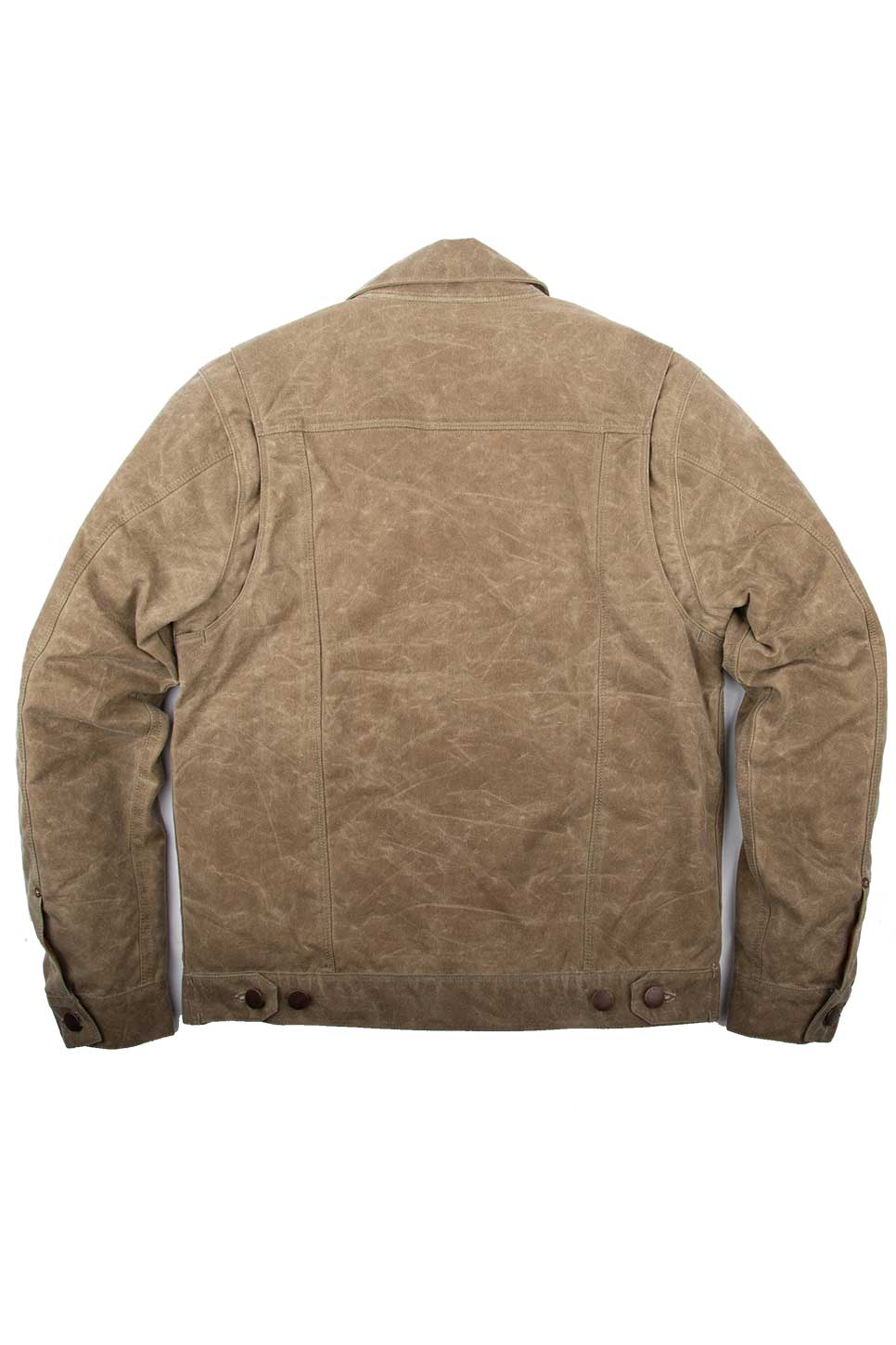 WAXED RIDERS JACKET - TOBACCO/RED