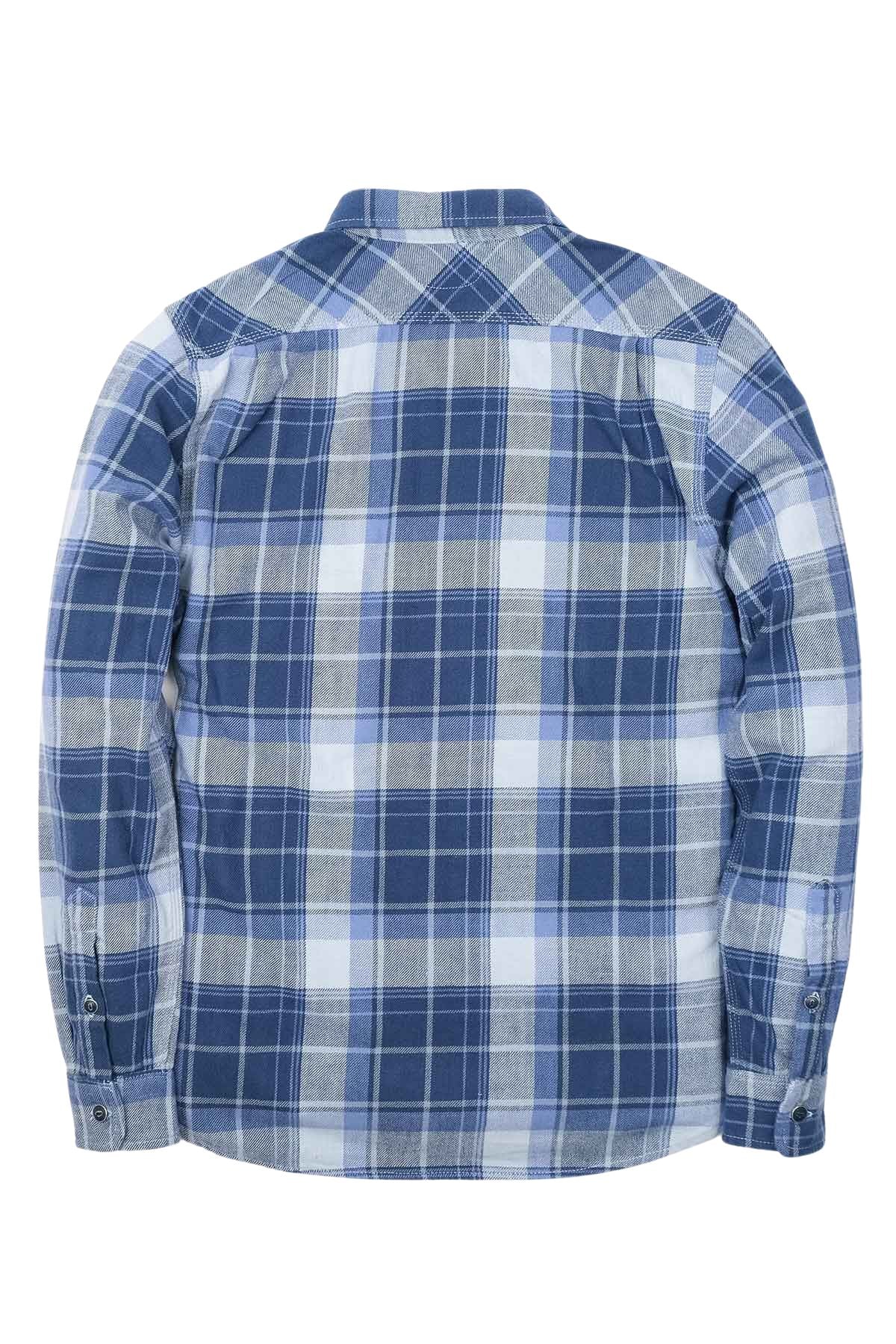 JEPSON PLAID WOVEN Minaret Blue Plaid
