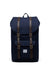 Herschel - Little America Pack - Peacoat/Chicory Coffee - Front