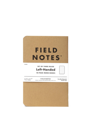 Field Notes - Left-Handed 3 Pack Ruled