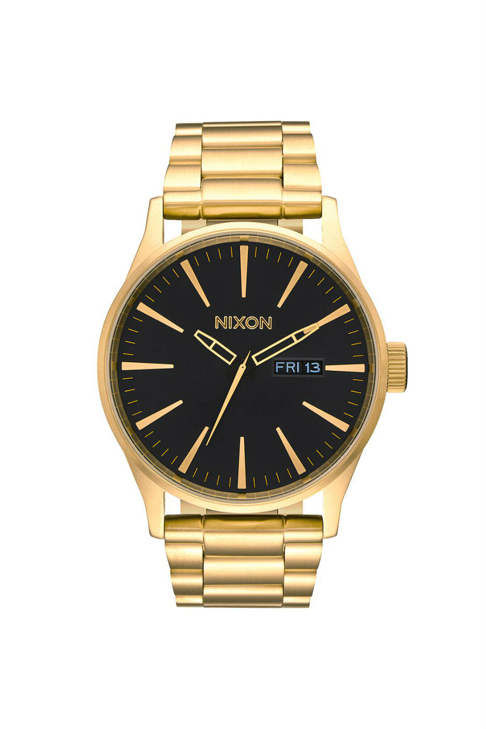 Nixon - Sentry SS Watch - All Gold/Black - Front