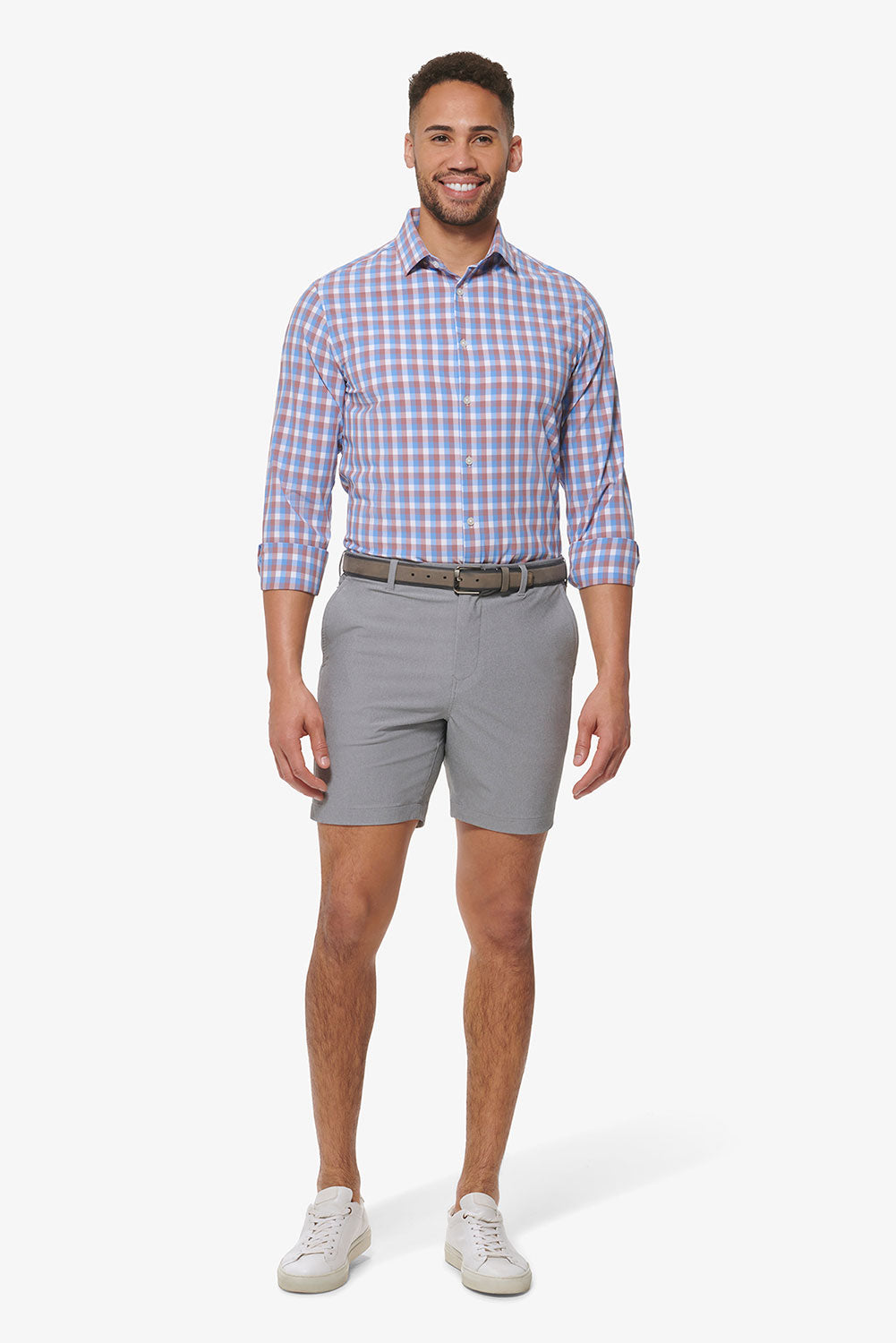 LEEWARD LS Provence Multi Plaid
