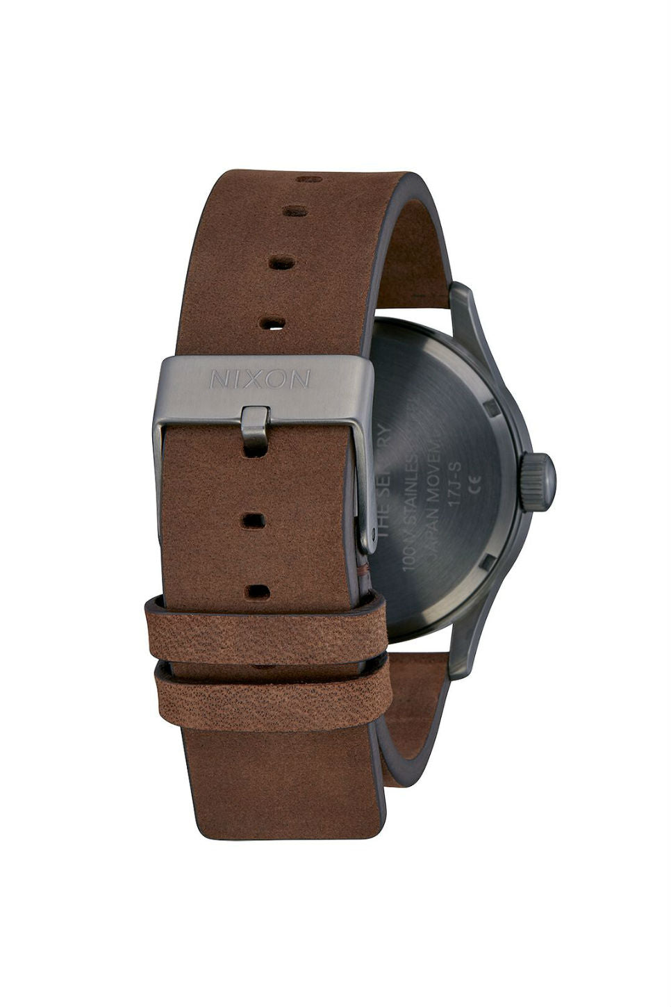 SENTRY LEATHER WATCH - GUNMETAL/INDIGO/BROWN