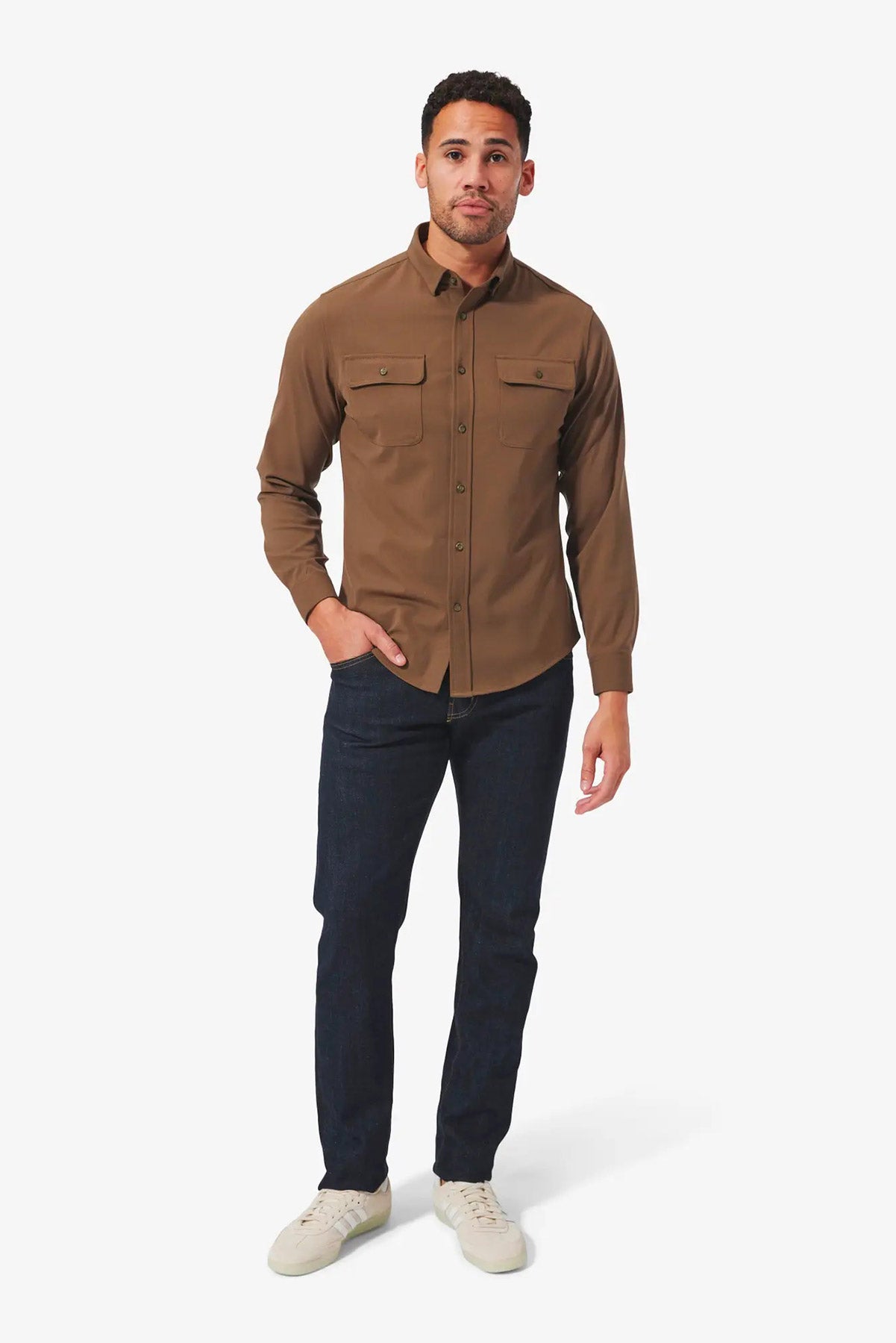 UPSTATE FLANNEL Olive Branch Solid