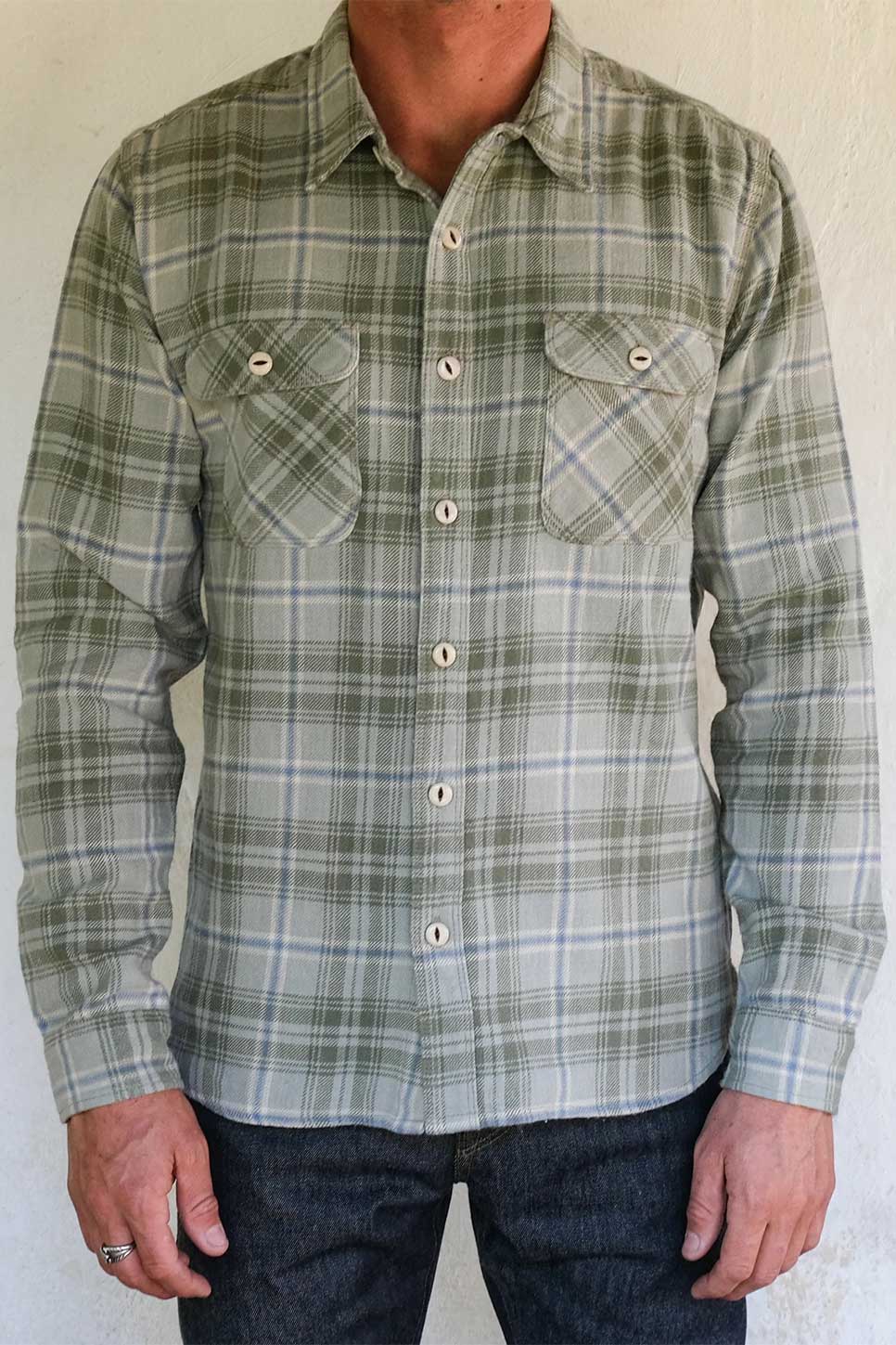 JEPSON PLAID WOVEN Sage Plaid