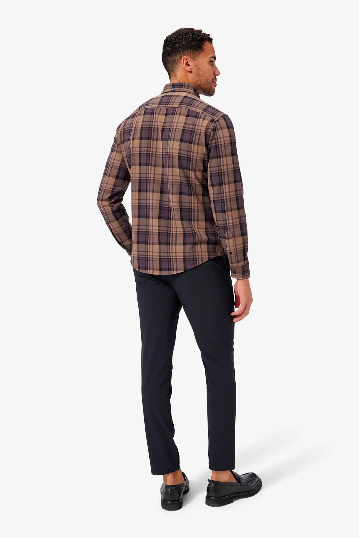 UPSTATE FLANNEL Caribou Brown Plaid
