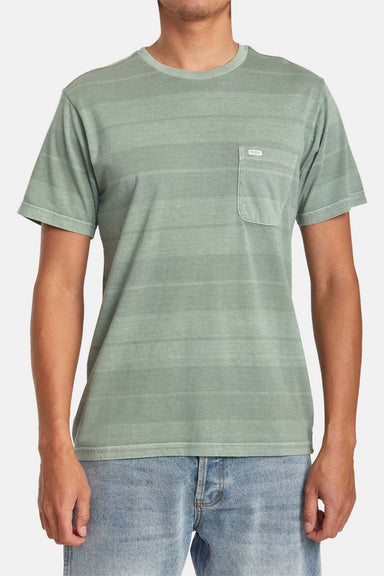 RVCA - PTC Stripe SS - Spinach - Front