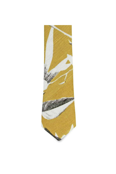 Pocket Square Clothig - Odessa Floral Tie - Yellow