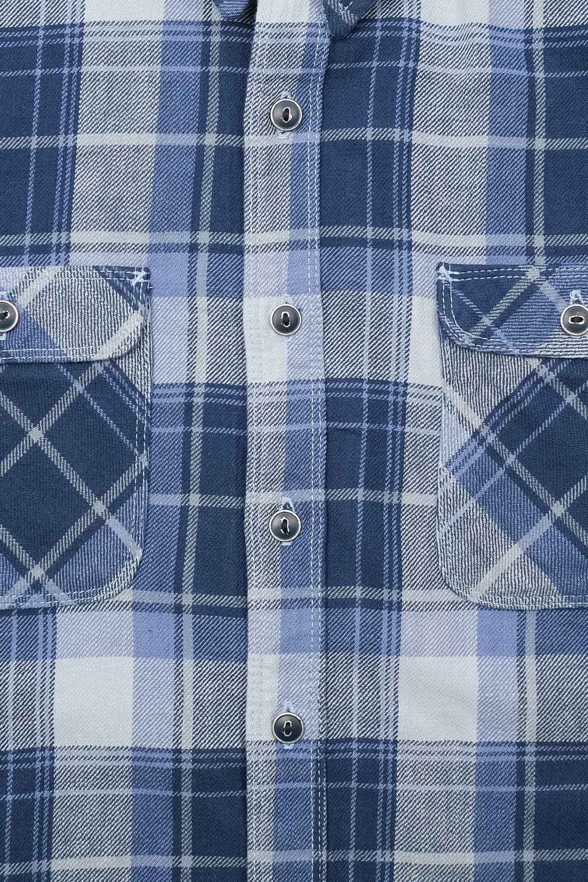 JEPSON PLAID WOVEN Minaret Blue Plaid