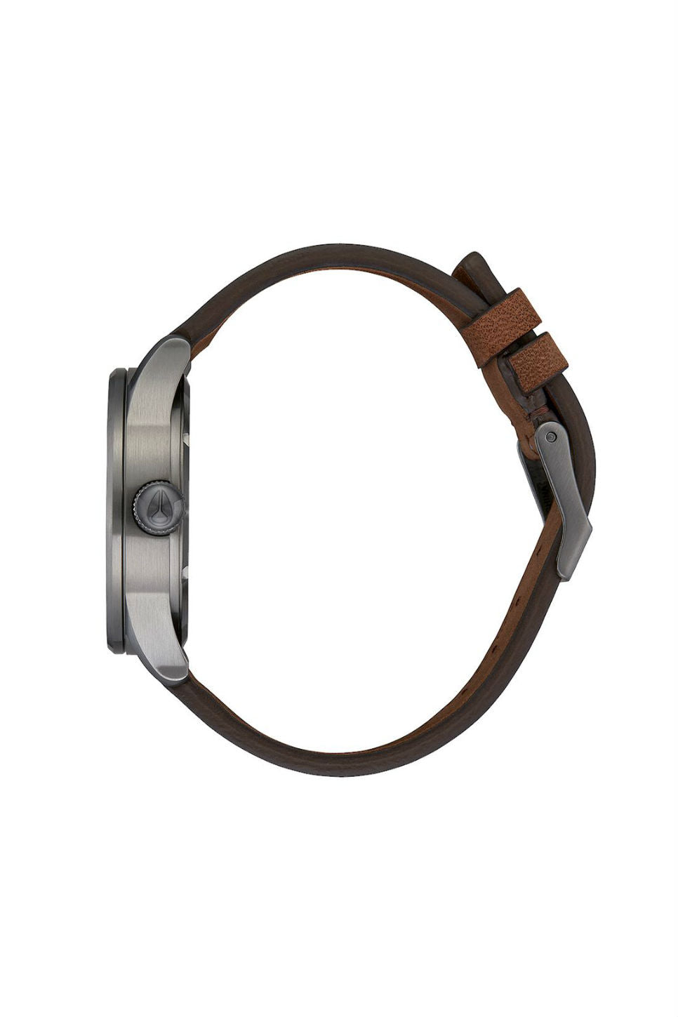 SENTRY LEATHER WATCH - GUNMETAL/INDIGO/BROWN