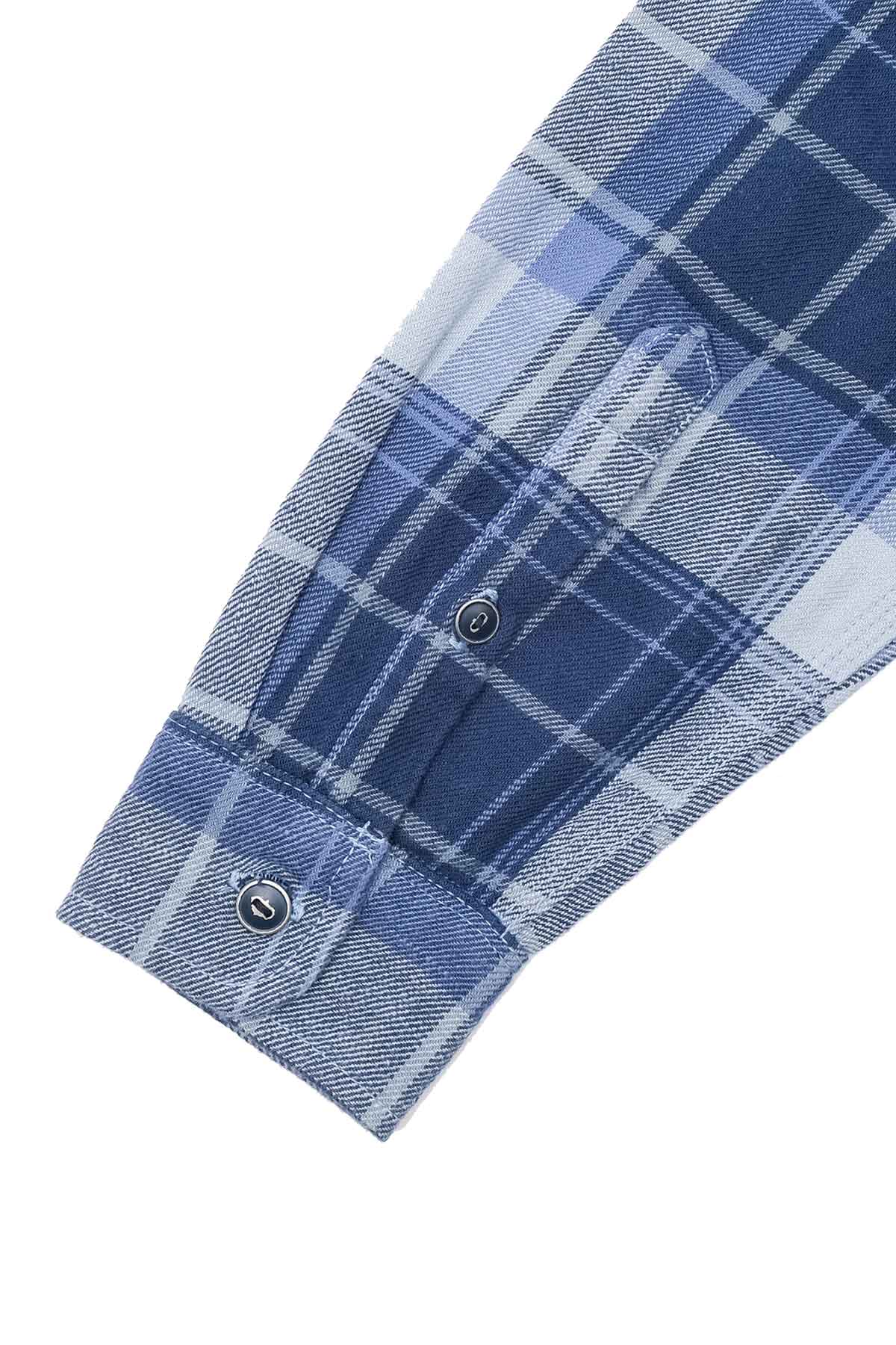 JEPSON PLAID WOVEN Minaret Blue Plaid