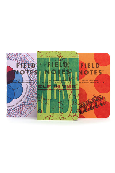 Field Notes - United States of Letterpress 3 Pack - California, Colorado, Florida