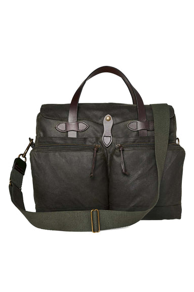 Filson - 24 Hour Tin Briefcase - Otter Green - Front