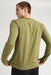 Richer Poorer - Weighted LS Cotton Tee - Olive Army - Back