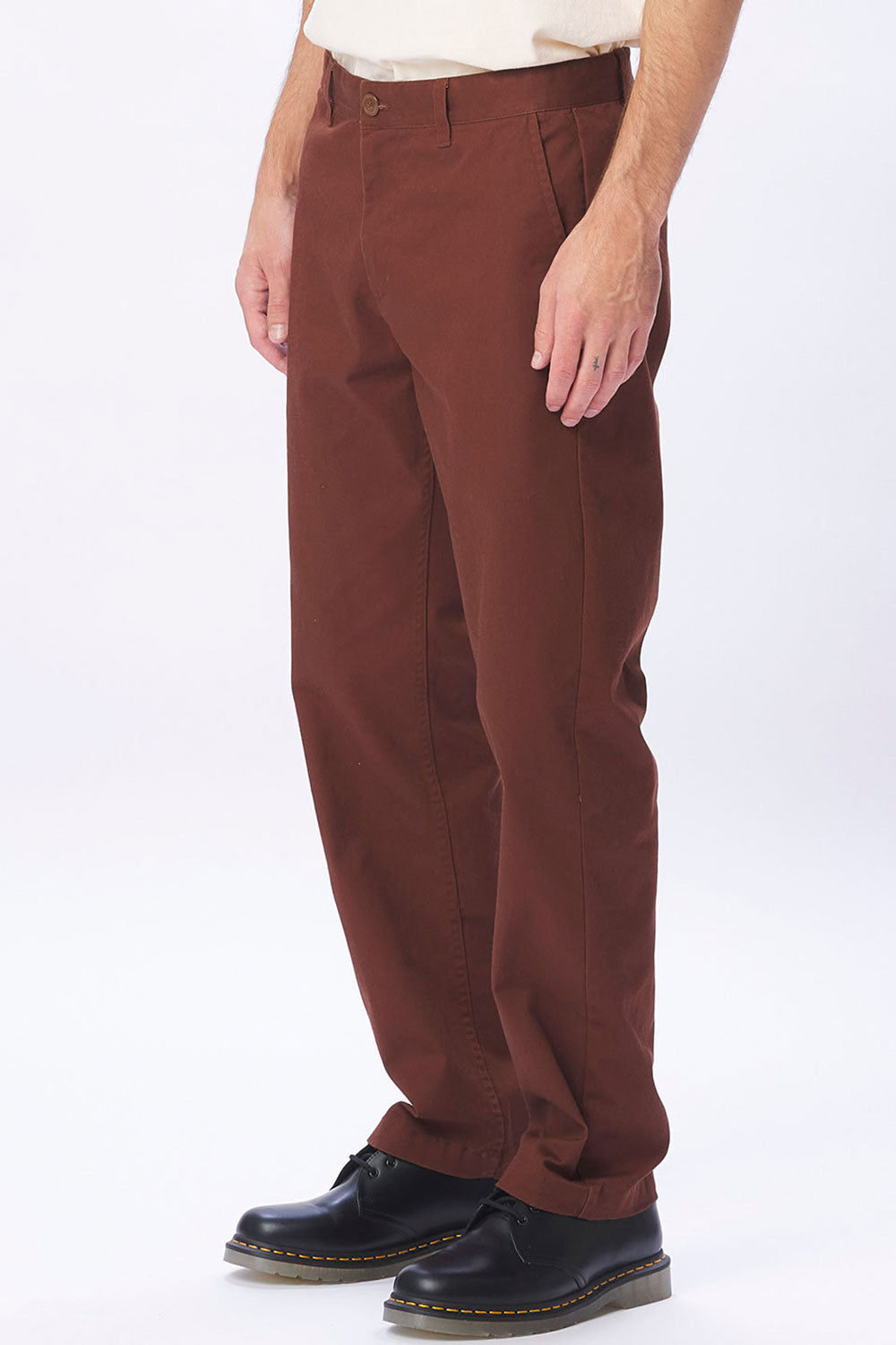 Obey - Straggler Pant - Sepia Brown - Side