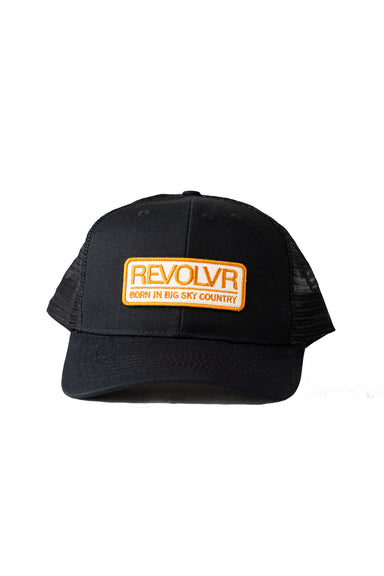 REVOLVR - Rancher Trucker Hat - Black - Front