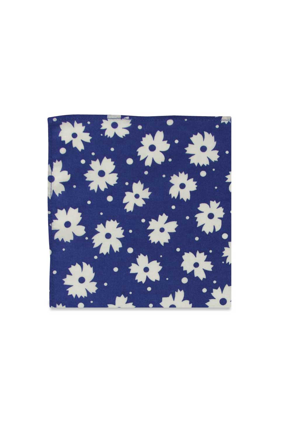 Pocket Square Clothing - The Jarvis Floral Pocket Square - Blue