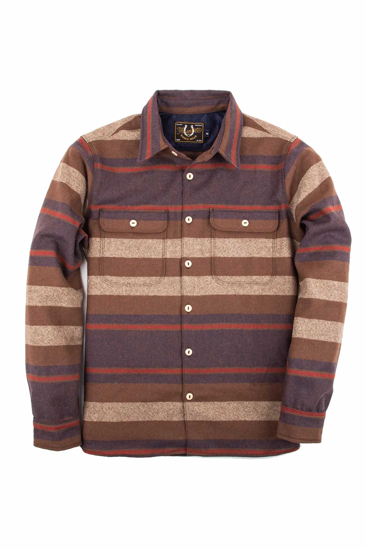 BENSON LS Brown Stripe