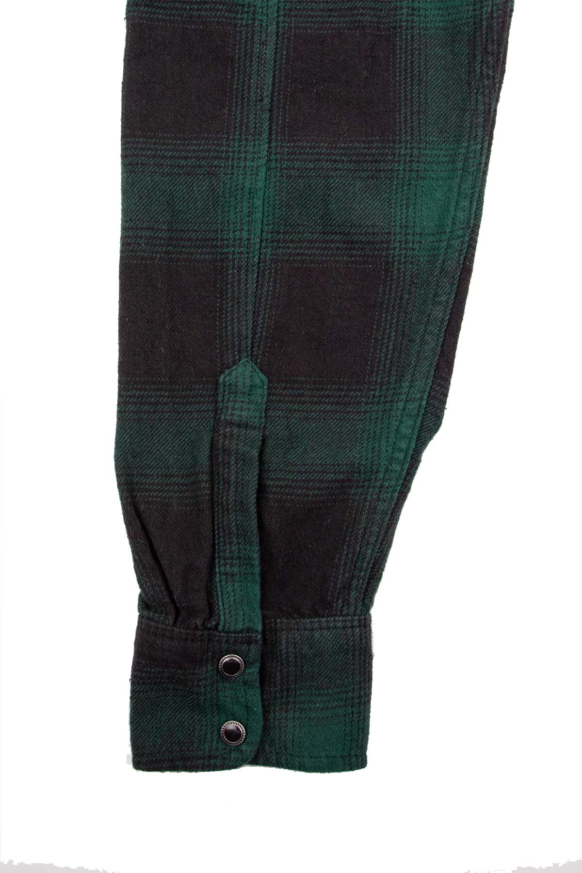 MODERN WESTERN SHIRT Olive Shadow Plaid