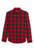 Mizzen + Main - City Flannel - Red and Black Buffalo - Flatlay