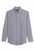 Mizzen + Main - Leeward LS - Gray Floral Dot Print - Flatlay