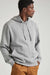 Richer Poorer - Recycled Pullover Hoodie - Heather Grey - Front